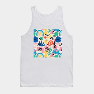 Colorful Abstract sample pattern Tank Top